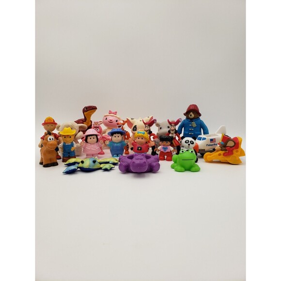 Lot Of Assorted Children's Toys Caillou Paddington Foofa Tigger Lambie 23 Pieces - Picture 2 of 14